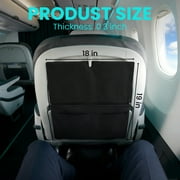 1 Pack Air Travel Tray Table Cover with Pocket, Plane essentials for Travel, Airplane Accessories Must-Haves for Train and Flying Supplies, Airplane Seat Storage Back Organizer