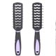 thumbnail image 2 of 5pcs Kits de peine y espejo de peluquería profesional Cepillos de peine de peluquero de salón Cepillo antiestático para el cuidado del cabello (Morado), 2 of 7