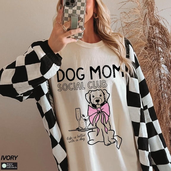 Dog Mom Shirt, Dog Mom Social Club, Dog Lover, Fur Mama Shirt, Life is Better With a Dog Shirt, Pet Lover, In My Dog Mom Era Shirt All Size S-5Xl