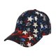 thumbnail image 1 of Fotbe Red Blue White Stars Gorro Clásico de Béisbol, Gorra Ajustable con Broche Snapback, Gorro de Exterior de Algodón Suave, 1 of 6