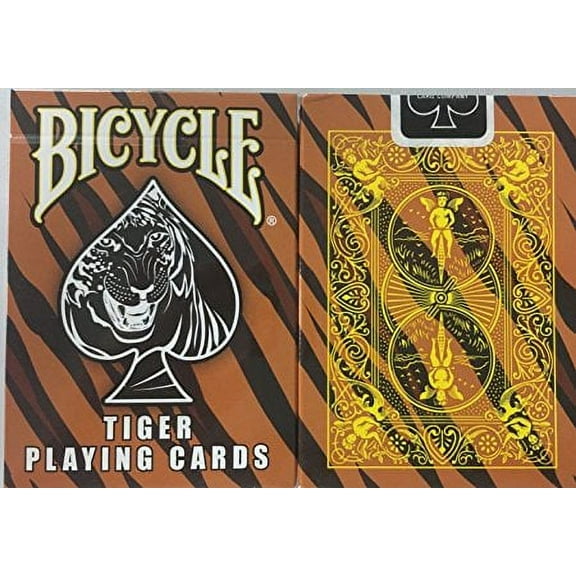 Bicycle Giraffe Deck Playing Cards - Brown Yellow White Skin Back Design by USPC