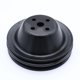 thumbnail image 4 of Polea de Bomba de Agua Corta, Accesorios Negros de Doble Ranura, Cambio de Acero, Apto para Sbc 262 327 265 307 267 Macarena Polea de bomba corta, 4 of 7