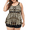 Leopard Printing, variant on Hilor Plus Size Bathing Suits for Women Tankini Swimsuits with Boyshorts Swimwear