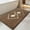 Double Diamond Buckle - Brown, variant on Plush High Low Pile Bathroom Mat, Ultra Absorbent Non Slip Bathtub Rug, Easy Clean Quick Dry Fluffy Shower Floor Mat for Home Toilet Bathroom Decor