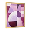 thumbnail image 3 of Designart "Abstract Shapes With Mauve Motion" Abstract Shapes Picture Framed Canvas Wall Art, 3 of 5