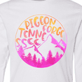 thumbnail image 4 of Inktastic Pigeon Forge, Tennessee- Mountains in Sunrise Colors Long Sleeve Youth T-Shirt, 4 of 5