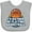 AC-Heather Grey, variant on Inktastic I'd Rather Be Playing Basketball Boys or Girls Baby Bib