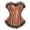 Brown, variant on Corsets for women lace overbust corset basques lingerie top victorian burlesque costume halloween Black 6XL
