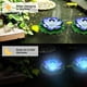 thumbnail image 4 of Farol solar de loto para exteriores (lila), luces flotantes para piscina, luces LED solares RGB con forma de flor de loto, lámpara flotante impermeable para estanque, jardín y piscina., 4 of 5