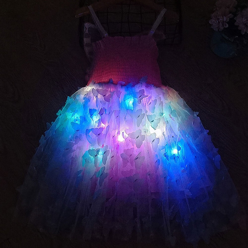 Bright Scattered Wings Dress Multi