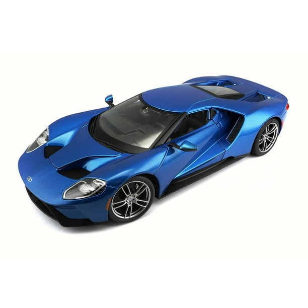 2017 Ford GT, Blue Maisto 31384BU 1/18 Scale Diecast Model Toy Car
