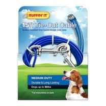 Westminster Pet Products Guardian Gear Dog Tie-Out Cable - Swivel Snap, Weatherproof - 15 Ft, Medium
