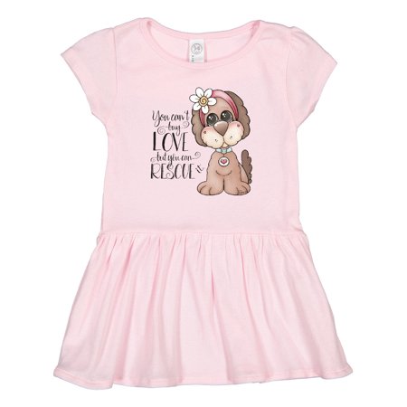 

Inktastic Can t Buy Love Puppy Dog Gift Toddler Girl Dress