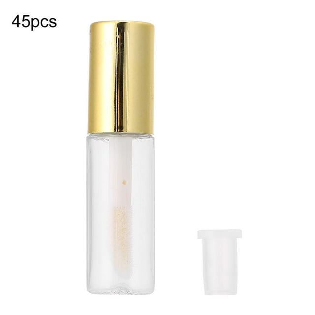 Botella De Lápiz Labial, Tubo De Brillo De Labios De Diseño Transparente Recargable, Viaje De Decoración Para Brillo De Labios En El Hogar Higoodz Otros