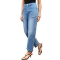 thumbnail image 4 of DOKOTOO Women's Barrel Jeans Baggy High Waisted Vintage Y2K Boyfriend Jeans Loose Ankle Denim Stretch Pants with Big Pockets, 4 of 9