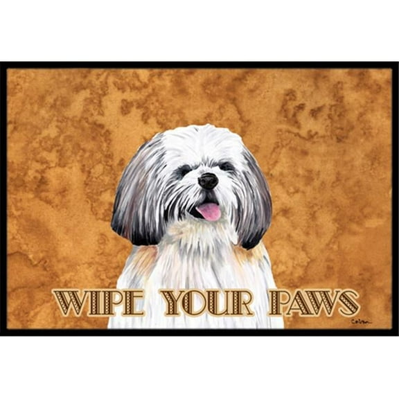 Carolines Treasures  18 x 27 in. Shih Tzu Indoor & Outdoor Doormat
