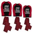 thumbnail image 2 of LuLiaMenton Family Christmas Pajamas, Red Black Plaid Jesus Season Matching Sleepwear, 8-9Y-Kid, 2 of 6
