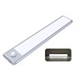 thumbnail image 1 of Luces debajo del gabinete Sensor de movimiento USB-C Luces LED recargables para armario Tira de luz magnética inalámbrica con pilas para cocina (blanco, paquete de 3), 1 of 5