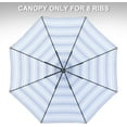 thumbnail image 2 of Joqmia 9/10FT Patio Umbrella Replacement Canopy for 6/8 Ribs, Table Market Yard Umbrella Replacement Top Cover Replacement Parasol Canopy Cover For Outdoor Events, UV Protection, Waterproof, 2 of 9