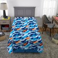 thumbnail image 2 of Jurassic "Blue Point of View" Twin Sheet set, 2 of 4