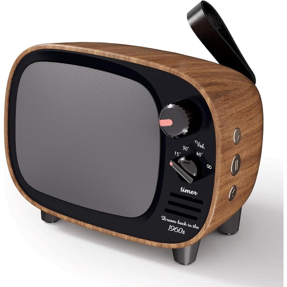 Sleep Sound Machine for Adults, 1960s Retro Tv Design White Noise Machine for Sleeping with 10 Soothing Sounds, Fan & Brown Noise, Portable with Memory Function