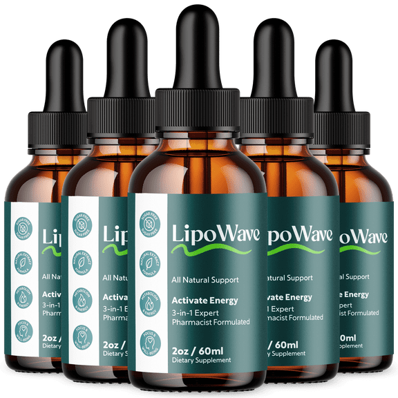 LipoWave Advanced Formula Drops Supporting Your Active Lifesyle Naturally Lipo Wave 150 Servings