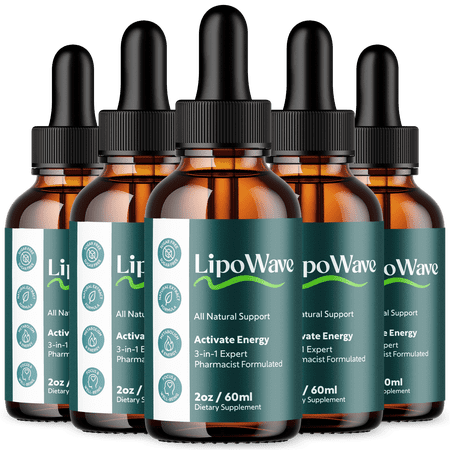 LipoWave Advanced Formula Drops Supporting Your Active Lifesyle Naturally Lipo Wave 150 Servings
