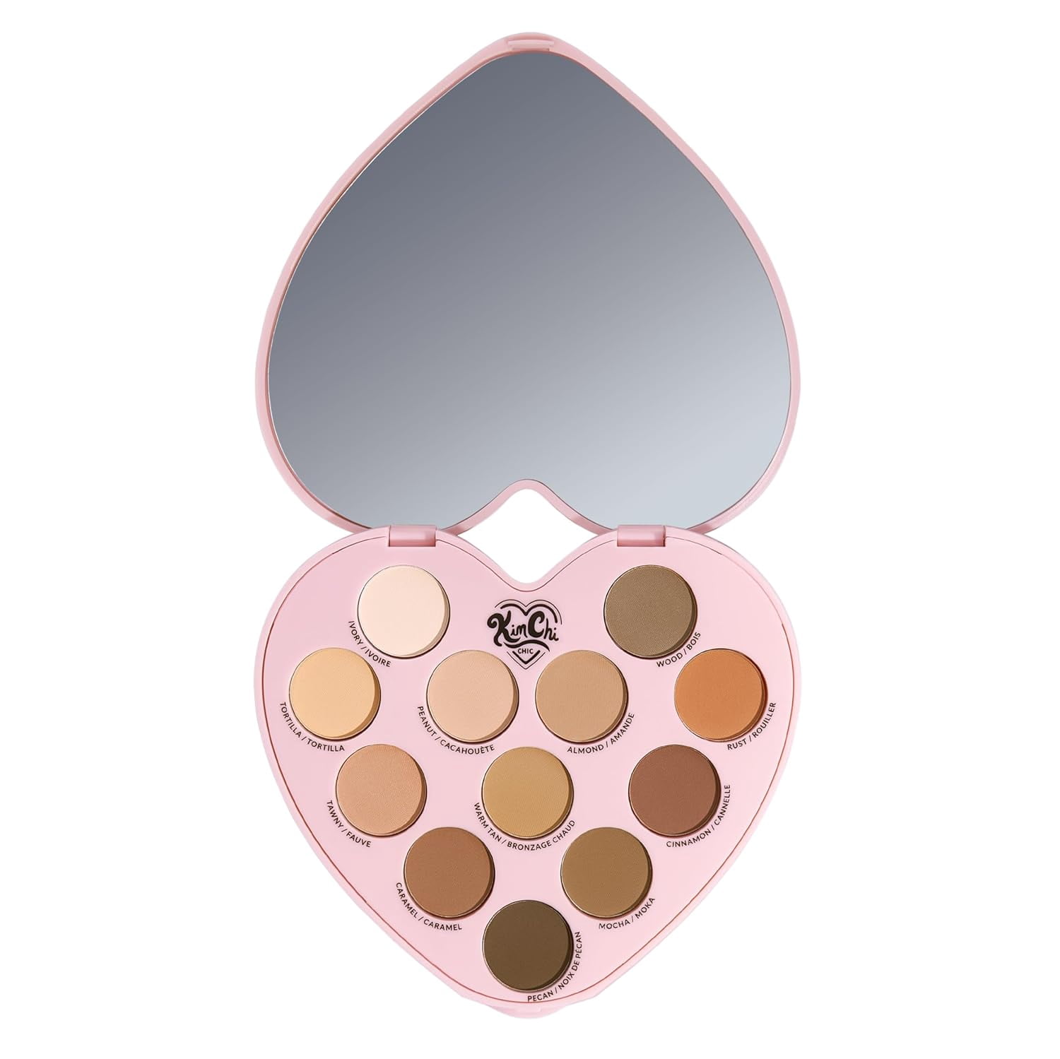 KimChi Chic Beauty Spinning Hearts Love Shadow Palette, 01 Lifetime Partner, 0.3 oz