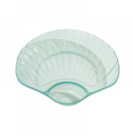 

Sea Shell Conch Snack Plate Decorative Dessert Bowl Salad Dry Fruit Plates Scallop Sea Shell Shaped Dinner Plates Clear Food Bowl for Snack Fruit Salad Dessert