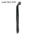 thumbnail image 4 of Pigtail Ramp Gradient Braids Ponytail Helmet Decoration with Suction Cup for Bike Motorcycle Black Gray, 4 of 6