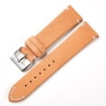 thumbnail image 2 of Correa de cuero retro de piel de vaca suave mate inferior de cuero Correa de reloj fina desmontable rápida Correa de reloj de 16-24 mm, 2 of 5