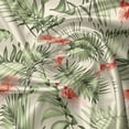 thumbnail image 5 of Ambesonne Leaf Window Valance, Hawaiian Aloha Hibiscus, 54" X 18", Peach Salmon Green, 5 of 5