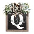 thumbnail image 1 of Corona de otoño Miyuadkai 2023, nuevo apellido, corona para puerta de entrada durante todo el año, corona de granja de 26 letras con lazo, coronas de primavera para puerta de entrada, decoración para, 1 of 3