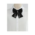 thumbnail image 6 of Unique Bargains Women's Pre-Tied Bowknot Bow Tie Adjustable Bowtie Solid Color Black, 6 of 6