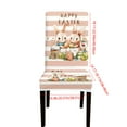 thumbnail image 3 of Easter Chair Cover Bunny Egg Flower Seat Cover for Home Easter Spring Restaurant Decor or Hotel Restaurant Party, 3 of 7