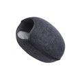 thumbnail image 2 of maskred Cozy And Stylish Cat House Designed With Durable Felt Easy To Clean Cat Kitten House With Cushion dark grey 1Set, 2 of 6
