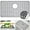26.4"x 14.4", variant on Silicone Sink Protectors for Kitchen Sink 28.25"x15.25" Sink Protectors for Bottom of Farmhouse Stainless Steel Porcelain with Rear Drain Hole for Sink Bowl,Sink Mat for Rectangle Porcelain Sink