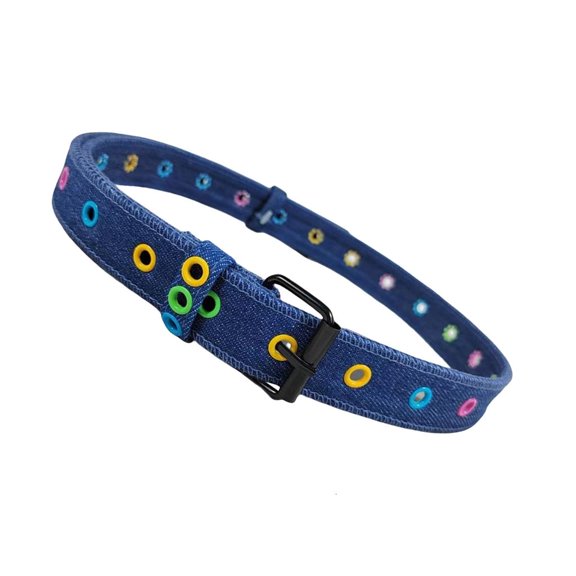 YIGSECU Fashion Single Grommet Hole Belt Metal Buckle Waist Belt Female Waist Strap Belt