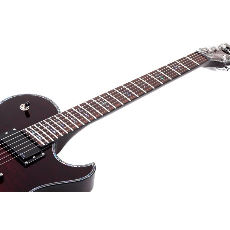 Schecter Hellraiser Solo-6 E/A 6-String Electric Guitar, Black Cherry, 1820