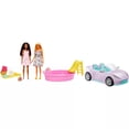 thumbnail image 5 of Barbie Dolls with Pool, Clothes and Barbie Car, Plastic, Polyester, 5 of 5
