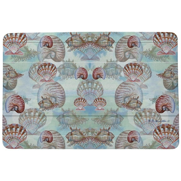 Betsy Drake Interiors Shells Door Mat 18x26