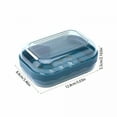 thumbnail image 2 of ACDANC 2026 New Shampoo & Conditioner Bar Holder,Large Plastic Travel Soap Container,Portable Soap Dish with Lid,Clear Soap Case for Bar Soap with Cover, 2 of 7