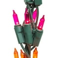 thumbnail image 5 of 9' Christmas Light Garland with 300 Multi-Color Mini Lights - Green Wire, 5 of 5