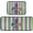 01#mardi Gras, variant on St.Patrick Day Kitchen Rugs and Mat 2 Pieces Set Cushioned Anti Fatigue Kitchen Mat Non Slip Floor Mats Washable Farmhouse Decor for Sink Table Fridge Fall
