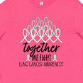 thumbnail image 4 of Inktastic Together, We Fight Lung Cancer Awareness Youth T-Shirt, 4 of 5