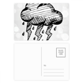 thumbnail image 1 of Lightning nublado patron pintado a mano Set cumpleaños gracias tarjeta postal correo lado 20pcs, 1 of 3