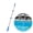 Blue, variant on Swimming Pool Net, 35.4inch Swimming Pool Leaf Skimmer Nets, Swimming Leaf Rake Cleaning Tool, Reinforced Telescopic Rod