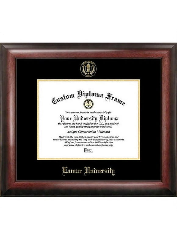 Lamar University 11" x 14" Gold Embossed Diploma Frame