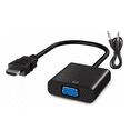 thumbnail image 1 of Adaptador Convertidor BLOOSOM HDMI a VGA con Cable de Audio 3.5mm, 1 of 4