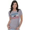 thumbnail image 3 of Popeye To My Olive Oyl Cute Couple Women's T Shirt Ladies Tee Brisco Brands S, 3 of 5